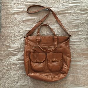 large brown crossbody